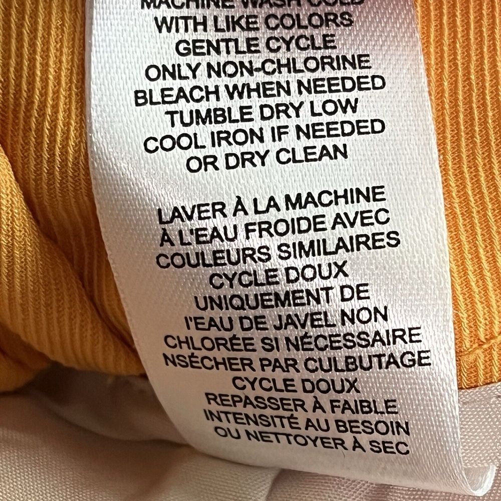House Of Harlow 1960 Orange Pleated Wide Leg‎ Dress Pants Size Small - Picture 13 of 16